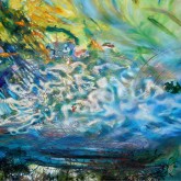 Aqueous painting by Margaret Lazzari -